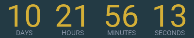 Countdown timer for the Core plus Peptide flash sale