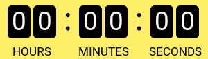 Time counting down to midnight 8th June