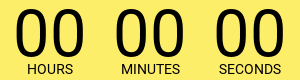 Time counting down to midnight 5th March