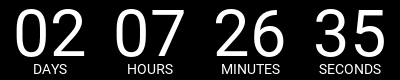 Black November countdown