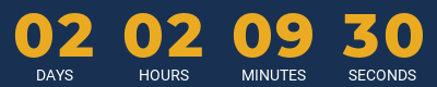 Countdown to end of August