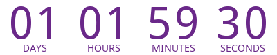 Countdown timer to launch
