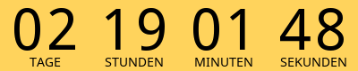 Countdown bis Angebotsende